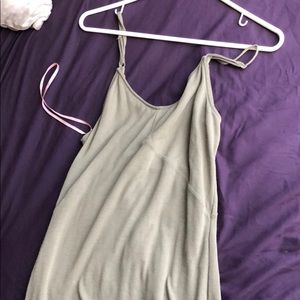 OLIVE GREEN MAXI DRESS